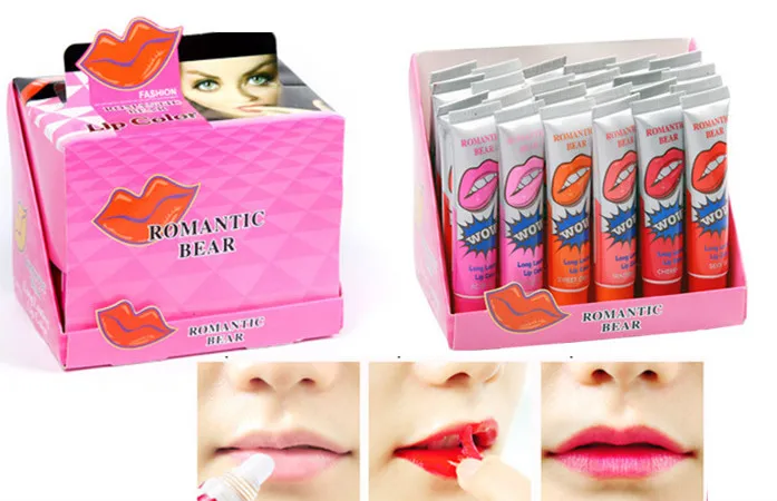 72Pcs/lot Batom Mate Maquiagem Wow Labiales Matte Liquid Lipstick Long Lasting Lip Mask My Lip Tint Pack Moisturizing