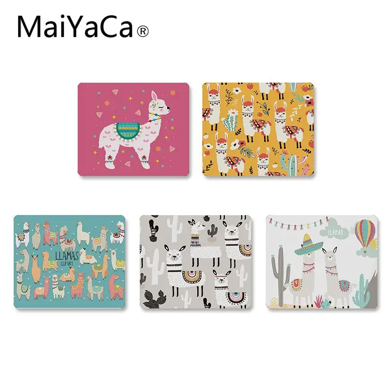 MaiYaCa лама Alpacas животные узор маленькие игровые коврики для мыши Настольный коврик компьютерный ПК игровой коврик для мыши геймерский Настольный коврик