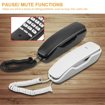 

A061 Noise Cancelling Wall Telephone Last Number Redial Anti-interference Wall Mounted Telephone