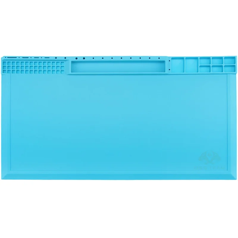 

38x21cm Environmental silicone Screw Mat Section Heat Insulation Silicone Pad BGA Soldering Repair Station Maintenance Platform
