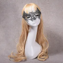 Маскарадная кружевная Маска женщины-кошки, для Хэллоуина, вырезанные Вечерние Маски для выпускного вечера, аксессуары, удобная креативная маска для глаз, подарок, падение H1812