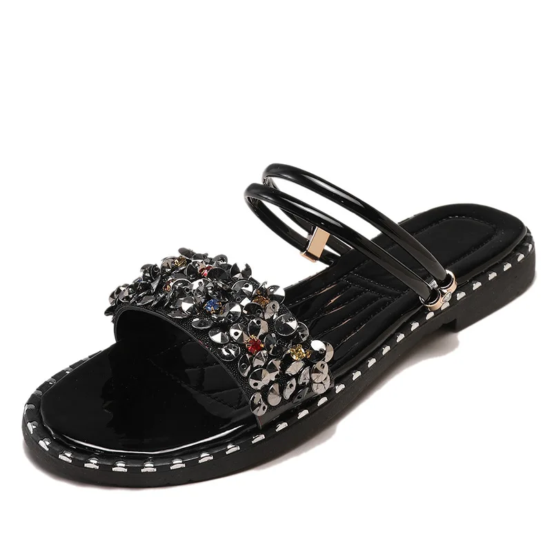 

Little Bear Slippers Female 2019 New Spring and Summer Beach Sandals Ins Chao Net Red Super Fire Sandals