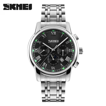 

Top Luxury Brand SKMEI Men Sports Watches Men's Full Steel Date Clock Man Quartz Watch Military Wrist Watch Relogio Masculino