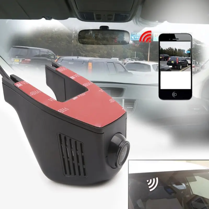 Hidden Type HD 1080P Driving Recorder Wifi App Control Wide Angle Dashboard DVR font b Camera