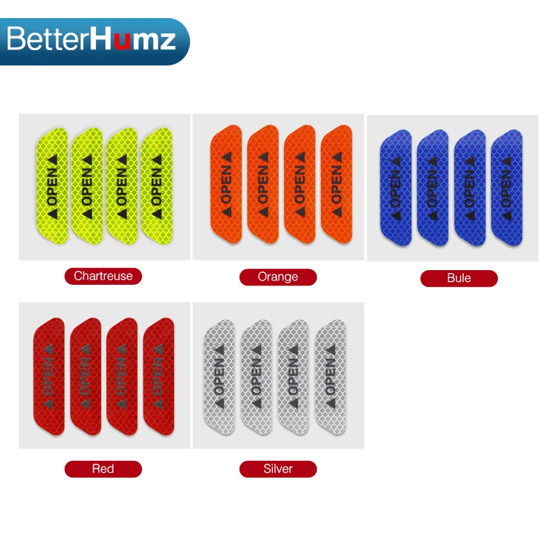 Betterhumz для BMW e90 f30 e60 f10 Универсальный 4 шт./компл. Светоотражающая флюоресцентная
