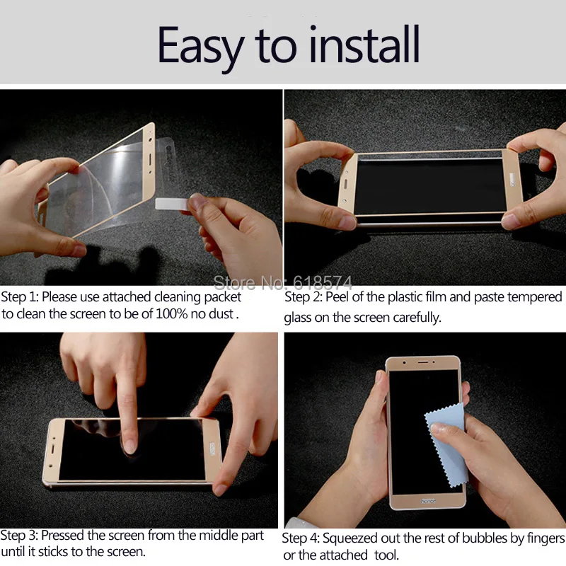 CAOMING for Tecno Phantom 6 Full Glue Full Screen Tempered Glass Film CAOMING for Tecno Phantom 6 Full Glue Full Screen Tempered Glass Film