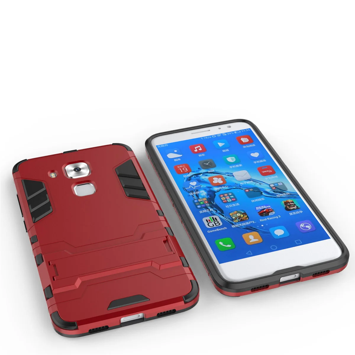 Luxury Iron Man Case Shockproof Armor Hybrid Cover For Huawei nova plus maimang 5 G9 Plus Phone With Bracket Function | Мобильные