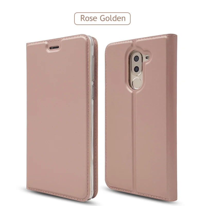 Rose Gold Honor 6X чехол ZROTEVE кошелек кожаный чехол s для huawei Honor 6X чехол Флип кожаный чехол для huawei GR5 mate 9 Lite чехол s - Цвет: Rose Gold