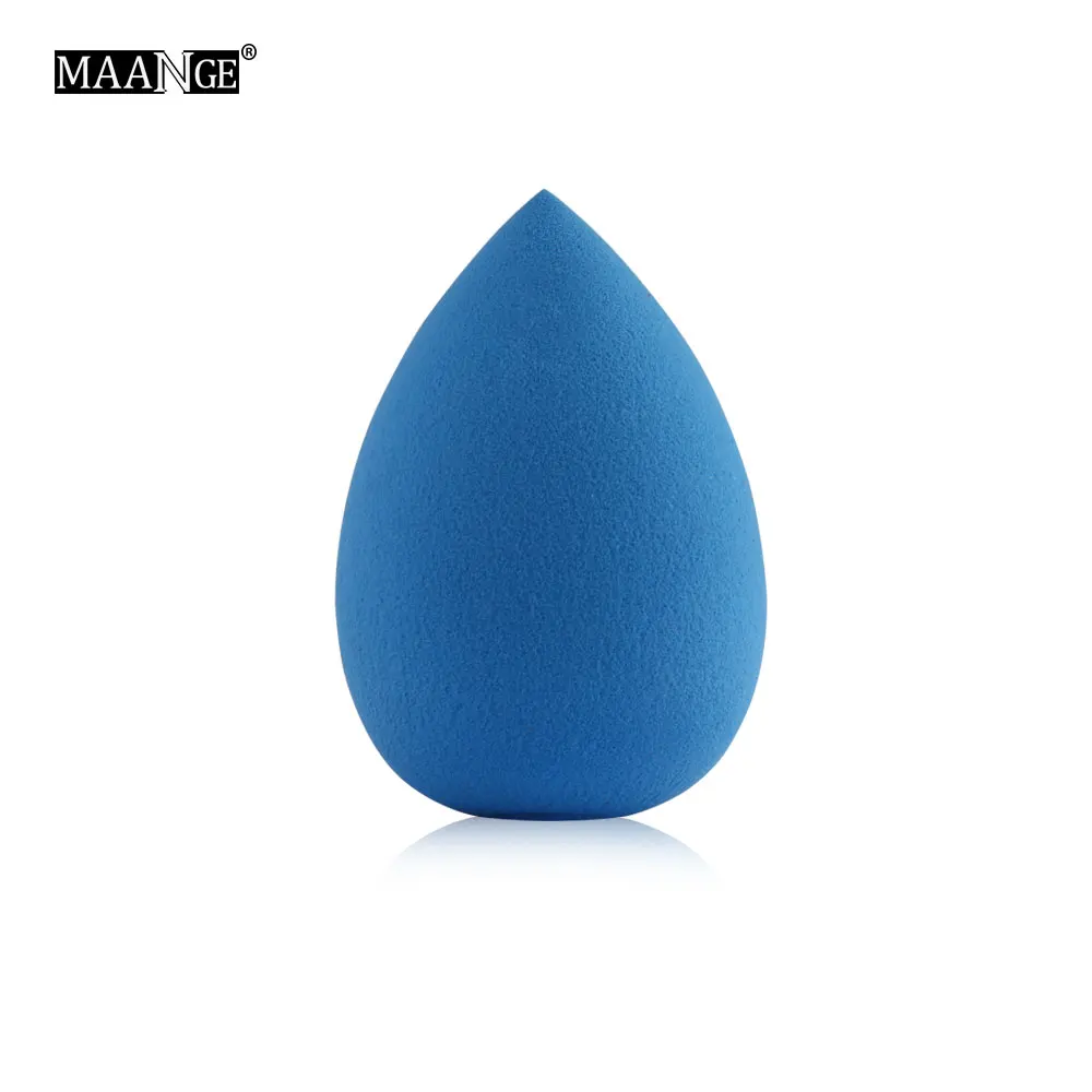 1pcs Blue 1-6 шт. косметический спонж для нанесения основы под макияж, спонж для лица, пудра, контур, спонж для макияжа, Наборы инструментов - Цвет: 1pcs Blue