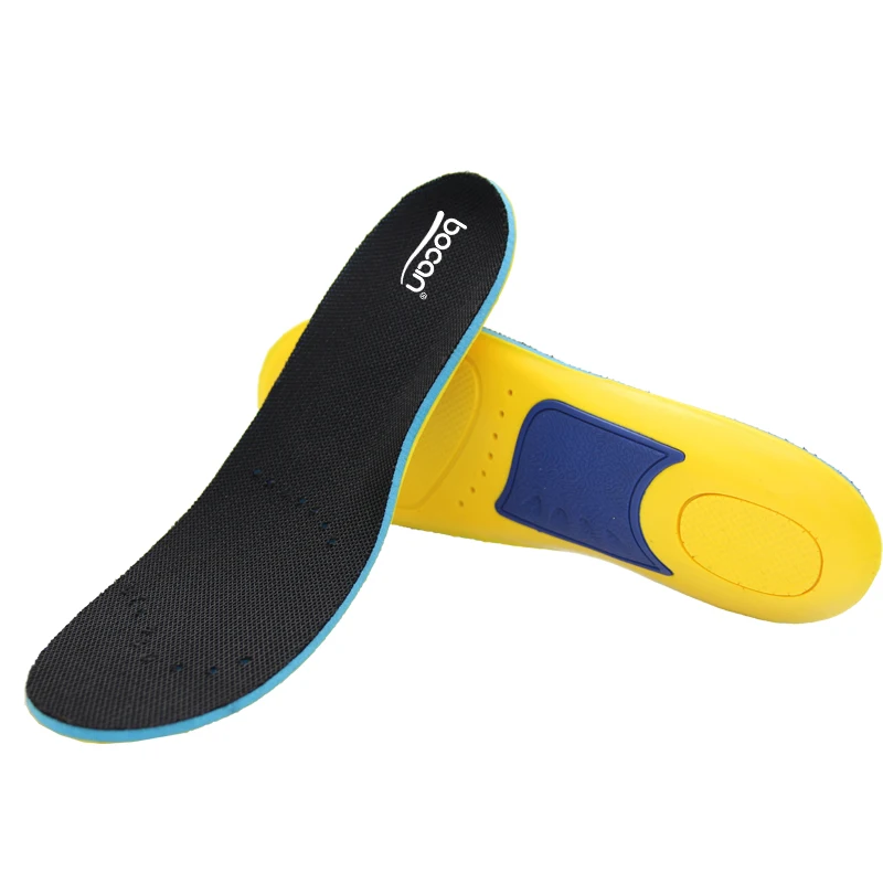 Memory foam insoles sport shoe insoles for running shock absorptions pads foot pain relieve pads for  men and women shoe insoles