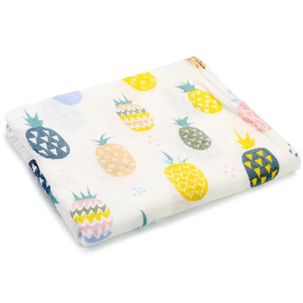 [Simfamily] Прямая Муслин хлопок детские пеленки для новорожденных мягкие одеяла красочные детские спальные принадлежности Swaddleme Manta - Цвет: NO5