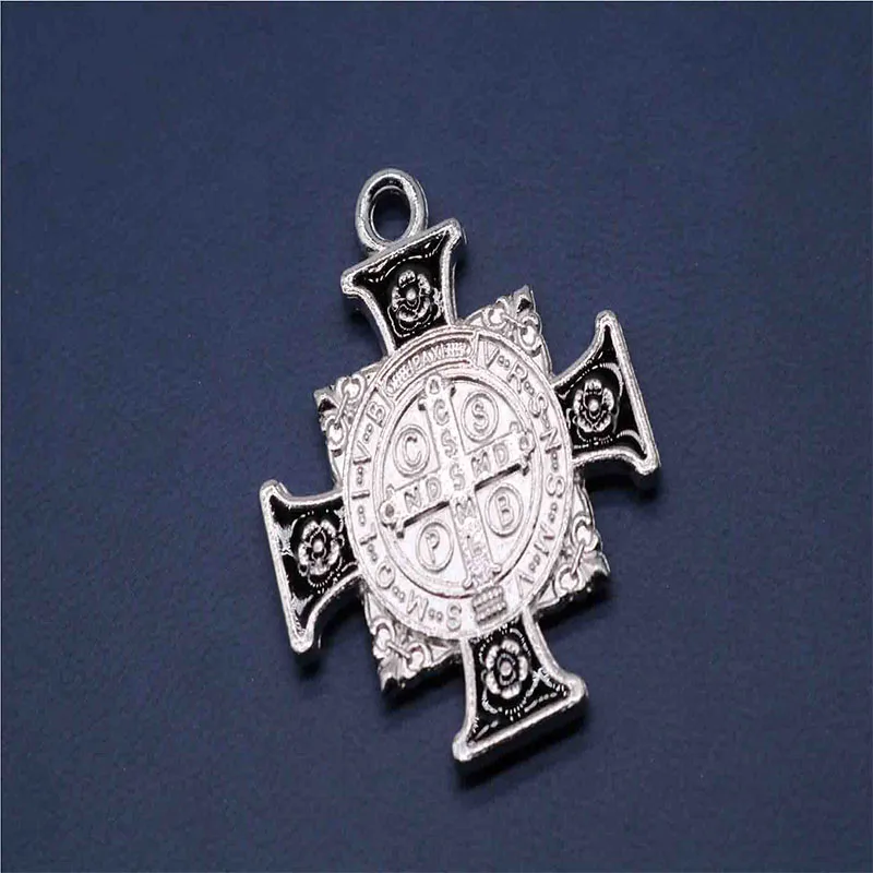 Медаль из цинкового сплава Saint Benedict религиозная медаль|Шармы| |