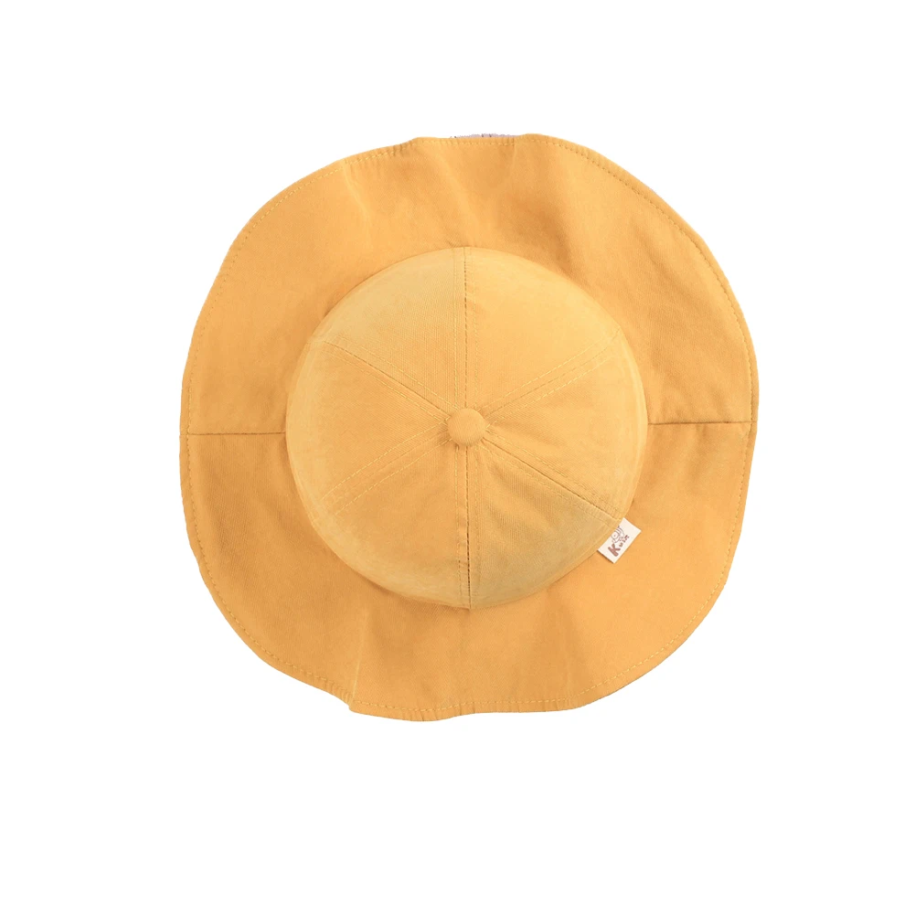 Летняя одежда для маленьких девочек модные Рыбацкая шляпа Sunhat Sunbonnet повседневное шапки 4 цвета