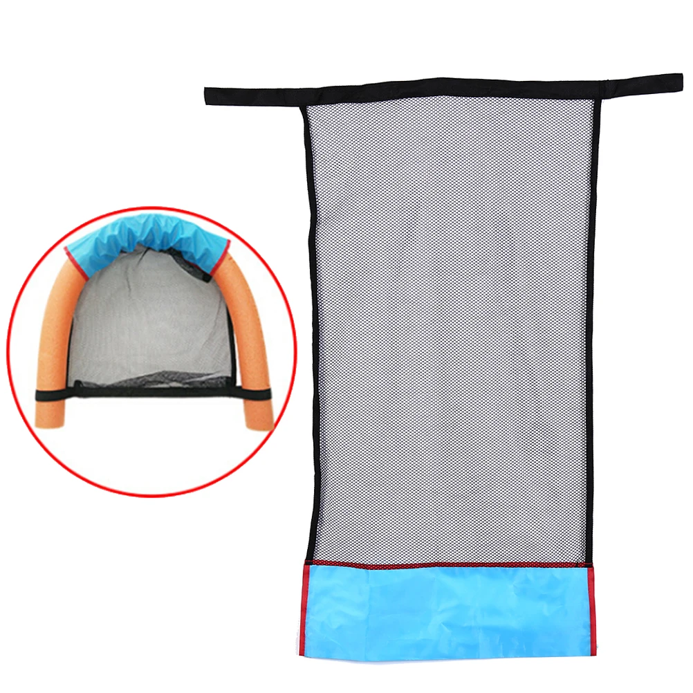 

High Quality Polyester Floating Pool Noodle Sling Mesh Chair Net For Swimming Pool party Kids Bed Seat Water Relaxation Hot Sale