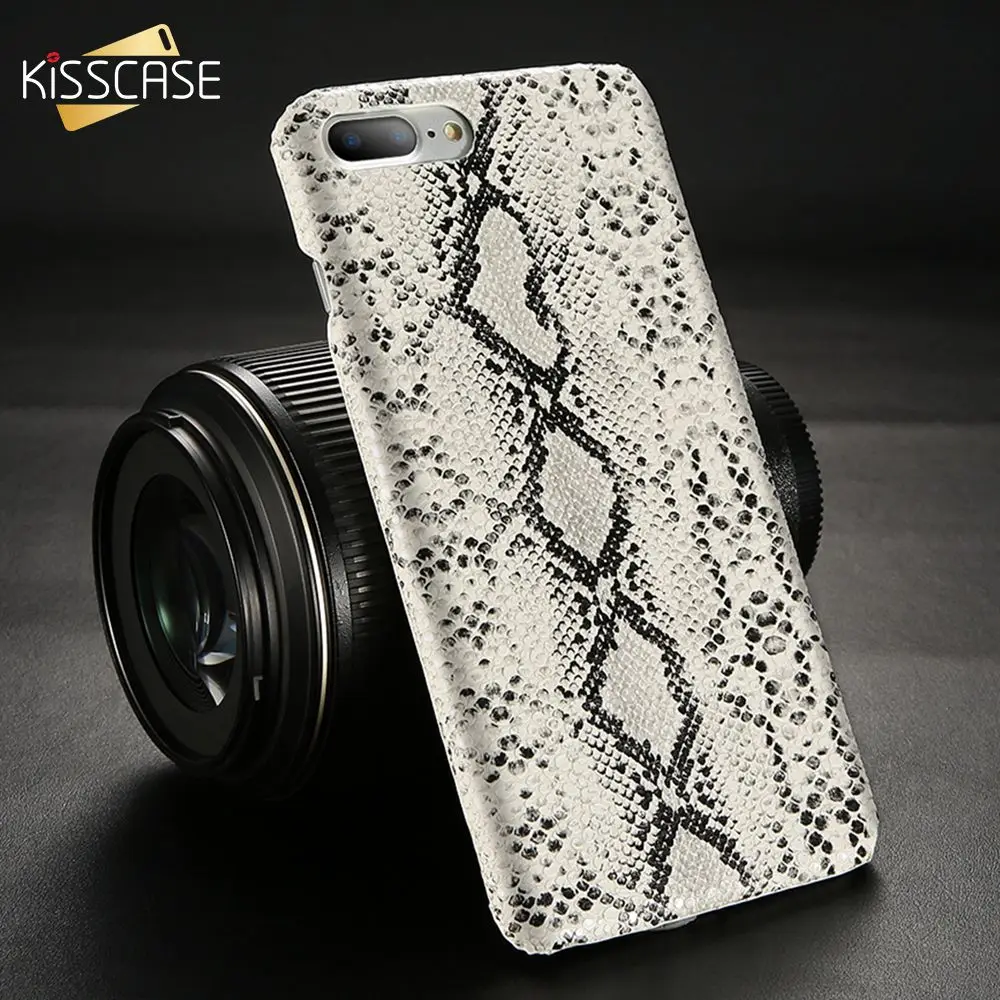 KISSCASE чехол на айфон 8 7 6 6s 5s люкс XS Max XR X Case змеиной кожи телефон чехлы для iPhone 5S SE 5 6S