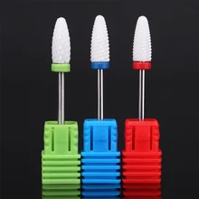 Керамический сверло для ногтей для электрического маникюрного станка аксессуары для ногтей инструменты для маникюра режущие файлы