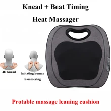 Neck&Back Massager with Heated Electric Home-Car Charger Shiatsu Kneading Knock Massage with Infrared Pain Relief Muscle Relax