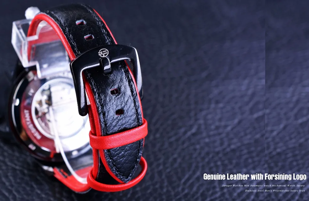 Forsining Watches Luxury Leather 4