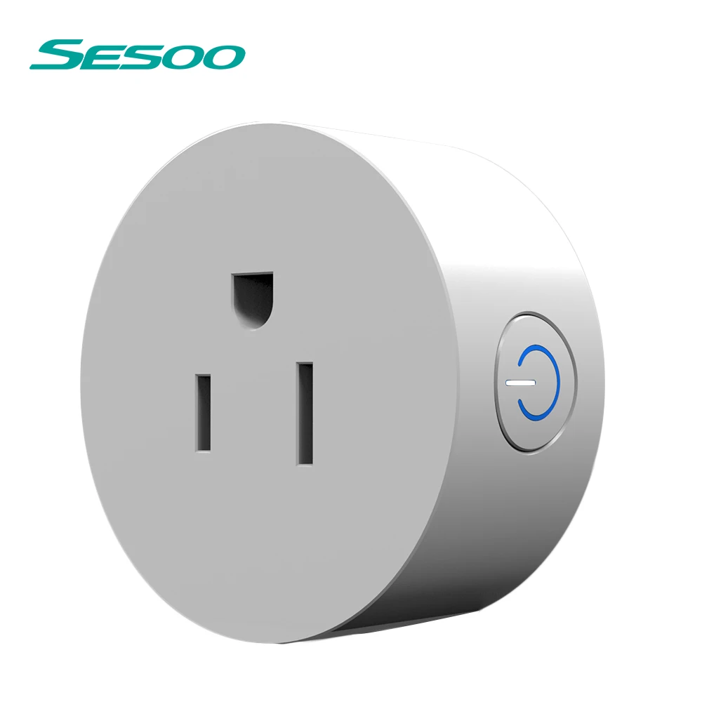 

US Standard Smart Wifi Wireless Socket Work with Alexa / Google Home Wall Sockets 1250W/125V Electric Power Saving Wifi Outlet