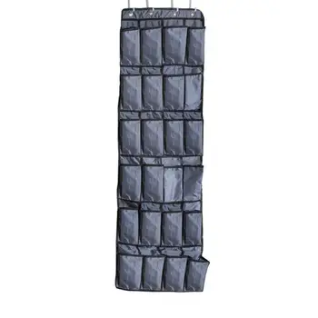 

Over the Door Shoe Organizer 24 Large Pockets Hanging Shoe Organizer with Steel Hooks