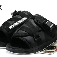 Лидер продаж; Брендовые повседневные пляжные шлепанцы для влюбленных; сандалии; модные сандалии для мужчин; унисекс;