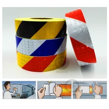 5cmx30m Safety Warning Conspicuity Reflective Tape for Car-Styling Reflective Vehicle Sticker with Fashion Effect car vehicle safety reflective stickers green size l pair