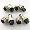 1set GX16 2/3/4/5/6/7/8/9 Pin Male & Female 16mm L70-78 Circular Aviation Socket Plug  Wire Panel Connector Free Shipping ► Photo 2/6