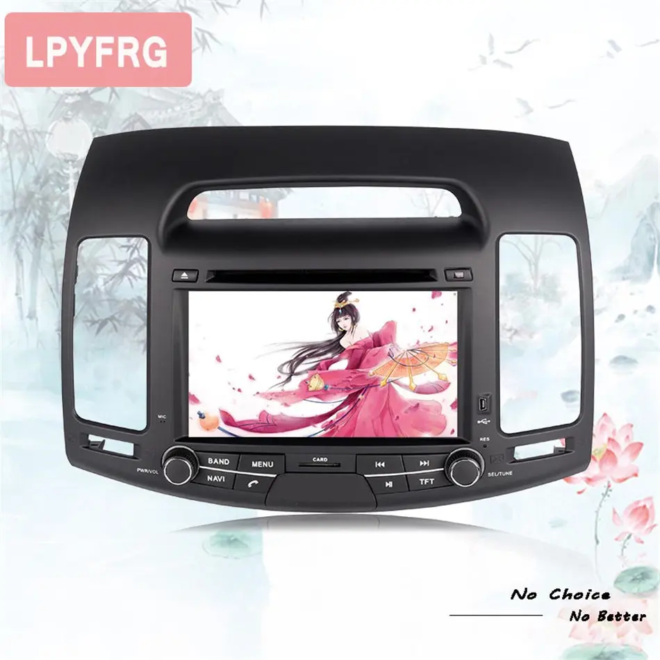 Best Android 9.0 4+64G Car DVD Player GPS Radio for Hyundai Elantra 2007-2011 Navigation HD Multimedia OBD2 3/4G WIFI DVR SWC OBDII 0