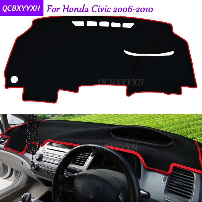 Для Honda Civic 2006-2010 коврик на приборную панель защитный интерьер Photophobism коврик тент подушка для автомобиля Стайлинг авто аксессуары