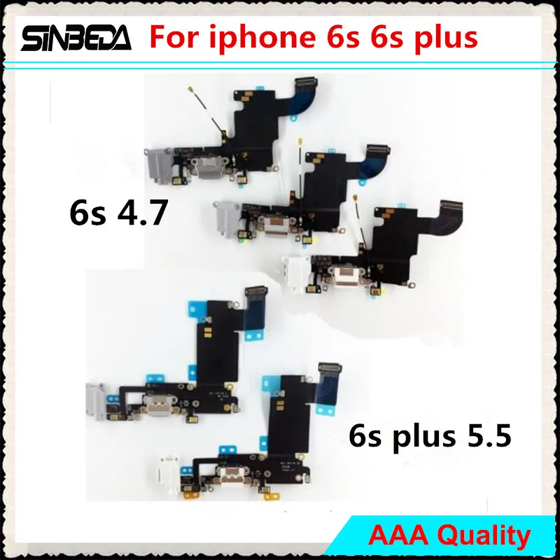 Sinbeda абсолютно новый USB порт для зарядки док станция Iphone 6S Plus разъем гибкий кабель