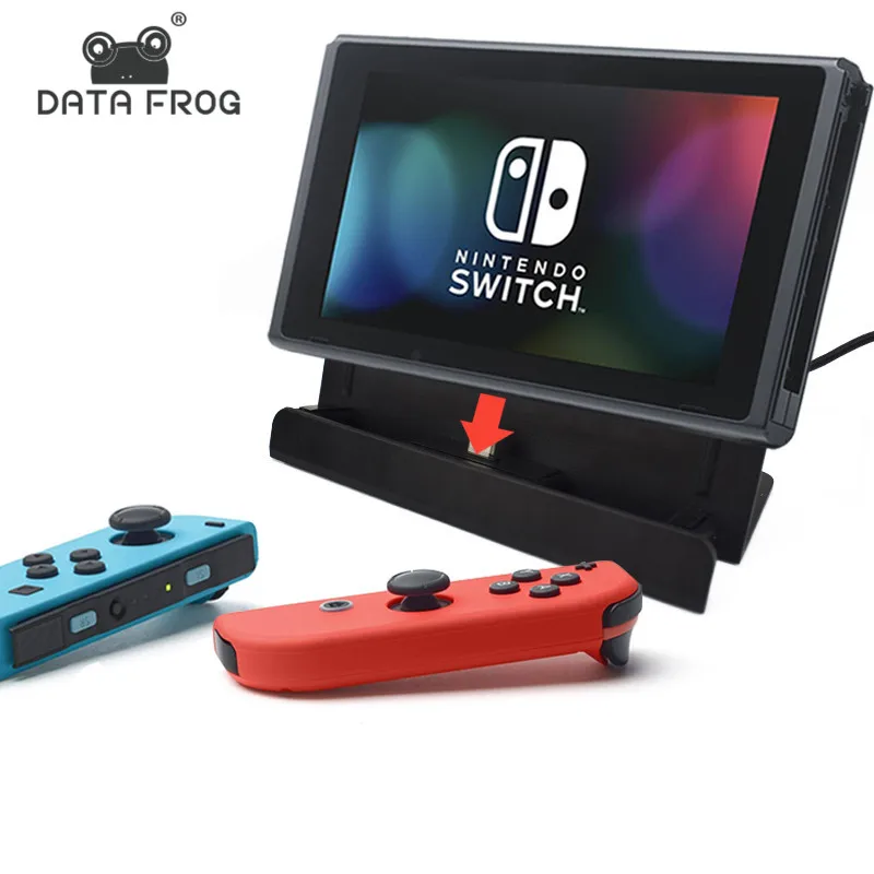 

DATA FROG USB Charger Dock Stand For Nintend Switch Dock Station NS Console USB Type-C Charging Holder For Nintendo Switch