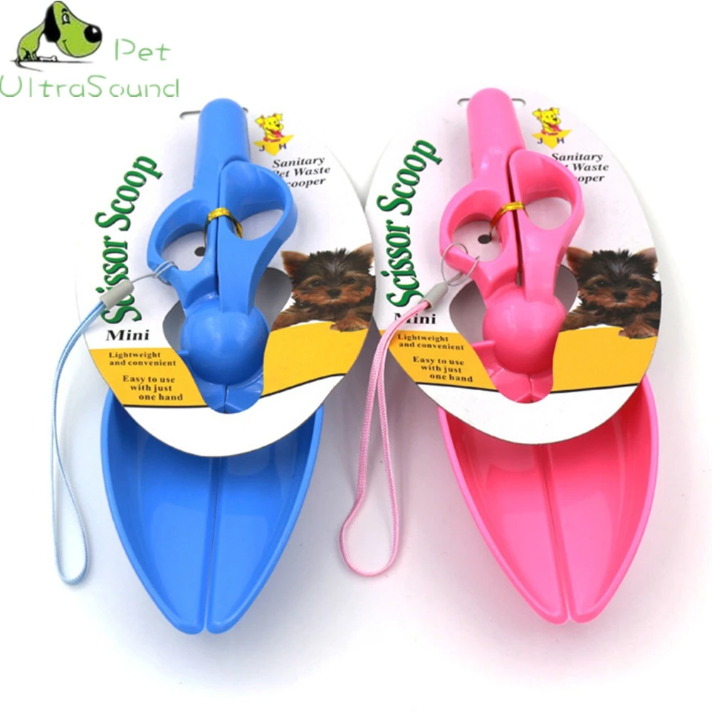 Pet Pooper Scooper Long Handle Jaw Poop Scissor Scoop Clean Pick Up