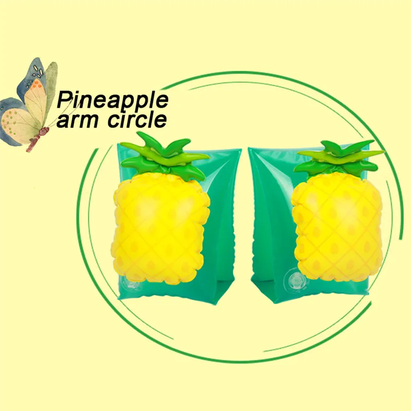 Плавание руку кольцо розовый надувные клубника пляжные игрушки детям проходимость руку бассейн рукавом детская одежда плавает водные