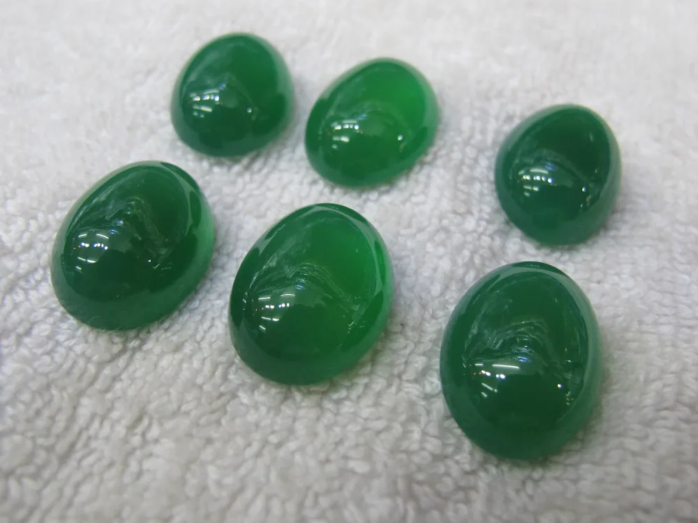 Высокое качество натуральный зеленый агат e Сердолик кабошон 22x30 мм Овальный драгоценный камень кабошон 20 шт./лот