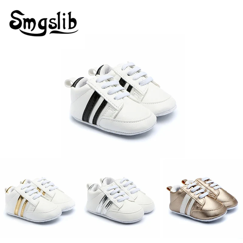 

First Walkers Baby Boys Moccasins Infant Pu Leather Soft Bottom Toddler Newborn Girls Sneakers Sports Baby Shoes Footwear