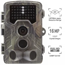 Охота камера 16mp ловушка просмотр Охота Trail камера 1080 P Открытый инфракрасный ночное видение дикий скаутинг камера с инфракрасным датчиком движения