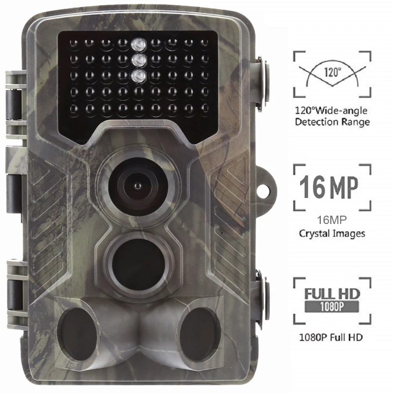 

Hunting camera 16mp Trap Viewing Hunting Trail Camera 1080P Outdoor Infrared Night Vision Wild Scouting Camera PIR Sensor Camera