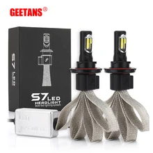 GEETANS H7 LED 9005 9006 H8 H9 H11 H1 880 H4 9007 9004 Car Headlight Lamp