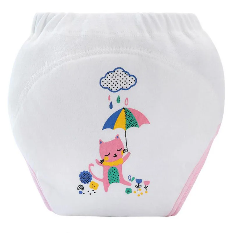 8PCS Reusable 4Layers Waterproof Baby Toilet Training Pants Potty Panties Newborn Infant Travel Underwear Nappies