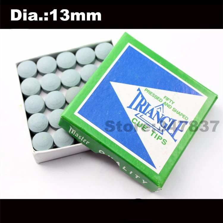 Billiards Cue Tips 50 pieces 13mm made in china