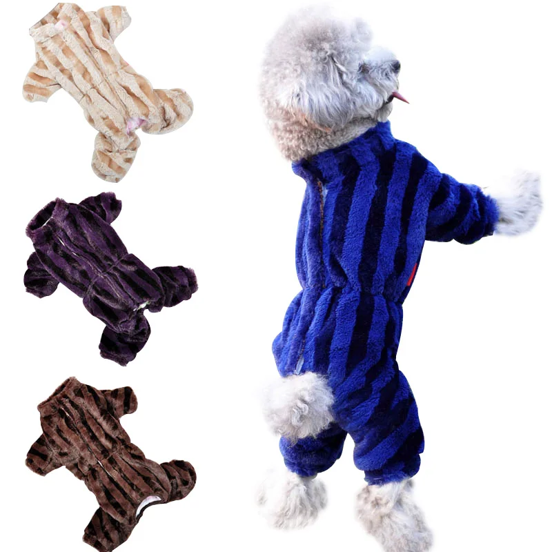 Домашних животных щенок одежда для собак осень зима в целом утолщение вниз комбинезон костюм теплый подкладка одежда для питомцев щенок пальто комбинезон зима