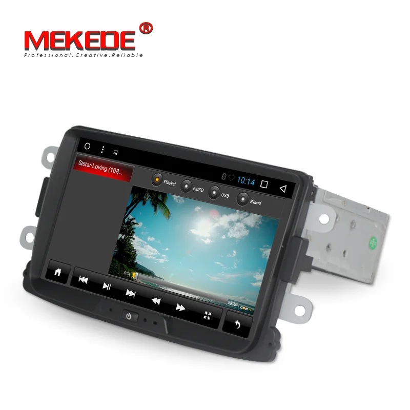 Excellent HD 1024 Quad Core 2GB RAM Android 7.1 Car gps navigation DVD Player For Dacia Sandero Duster Cap tur Lada Xray 2 Logan 2 3