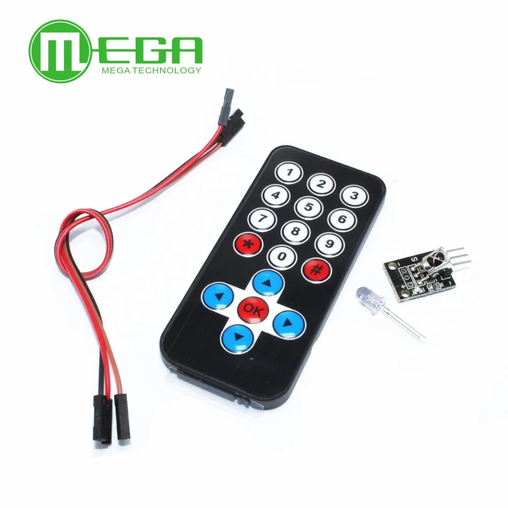 

1LOT 100%New Infrared IR Wireless Remote Control Module Kits For Arduino Raspberry Pi