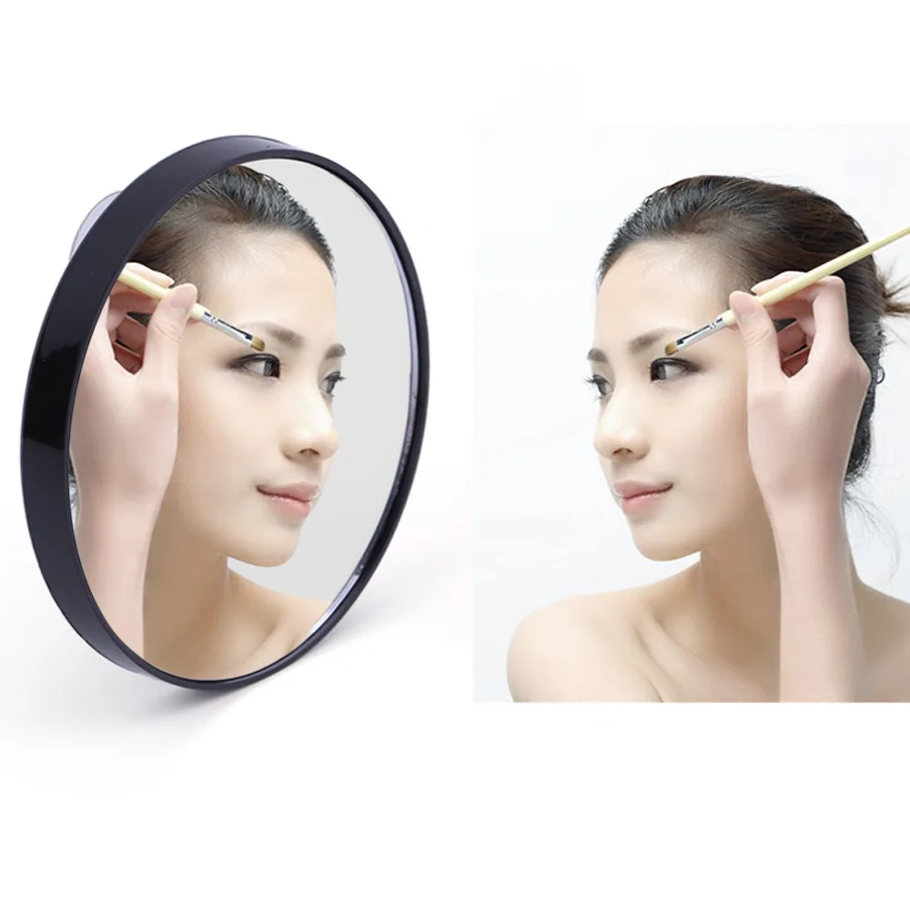 Fashion 10X Magnifying Glass Cosmetics Mirror With Suction Cups Women