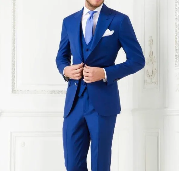 Красивый стиль, две кнопки, Черные смокинги для жениха, с отворотом, для жениха, лучший мужской свадебный костюм(пиджак+ брюки+ жилет+ галстук) W: 308 - Цвет: Same as Image