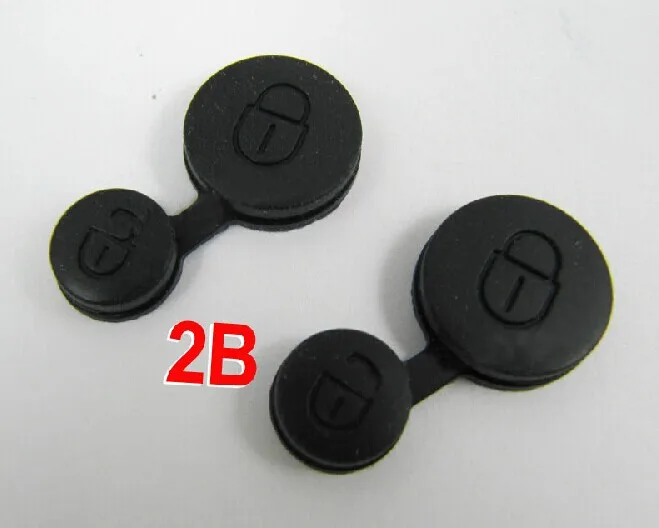 

Replacement Rubber Button Pad For Citroen Elysee Remote Key 2 Button 5PCS/lot