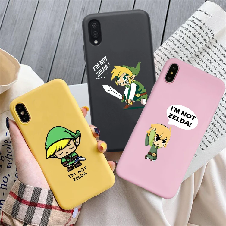 

I'm Not Zelda soft silicone phone case For iphone 6/6s, 6Plus/6SPlus, 7 / 8 , 7Plus/8Plus, X , XS , XR , XSMax