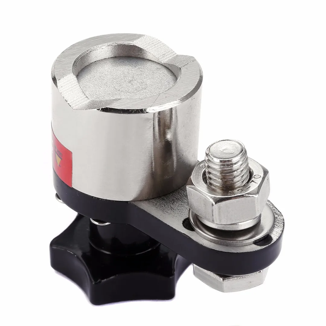 1pc 200A Magnetic Welding Ground Clamp Holder for Manufacturing And Metal Processing 30kg Force Small M6H2 64*36*60mm