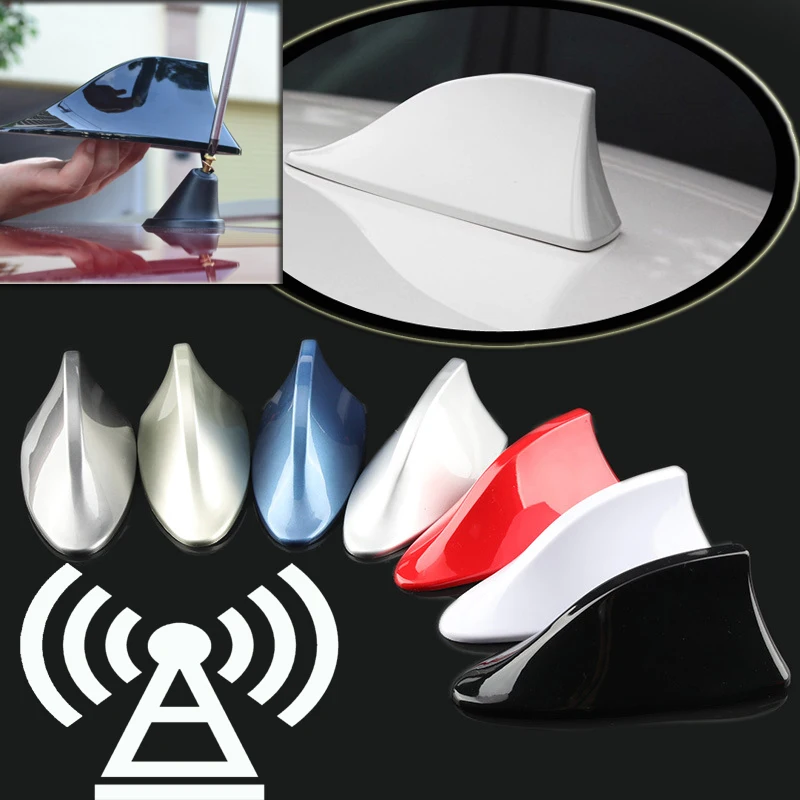 

Car sticker Car Shark Fin Antenna Auto Radio Signal Aerials Roof Antennas for BMW/Honda/Toyota/Hyundai/Kia/Nissan Car Styling