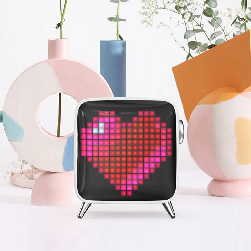 Divoom TIVOO MAX беспроводной Bluetooth LED портативный динамик винтажный милый 5 0 3D 2 1